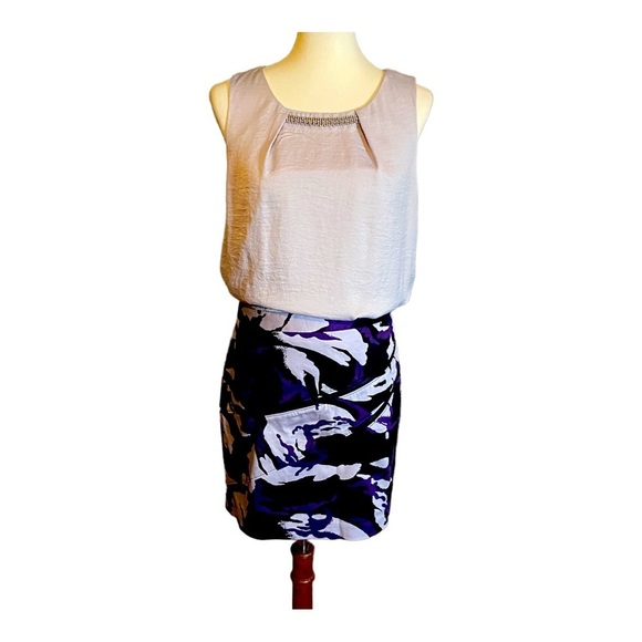 NWT Michael Michael Kors Black Purple Gray Camo Print Mini - Picture 2 of 6